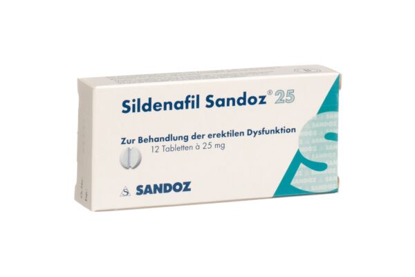 Sildénafil Sandoz cpr 25 mg 12 pce