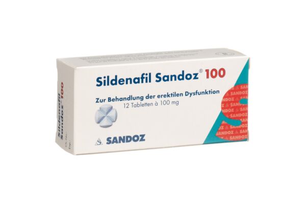 Sildenafil Sandoz Tabl 100 mg 12 Stk
