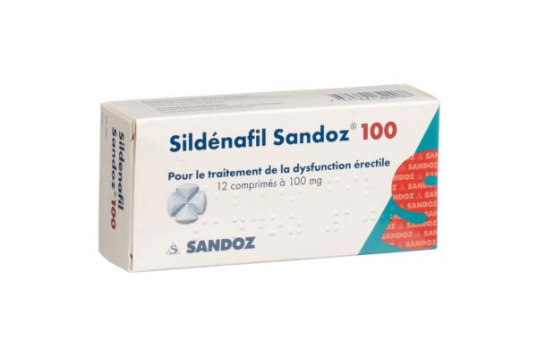 Sildenafil Sandoz Tabl 100 mg 12 Stk