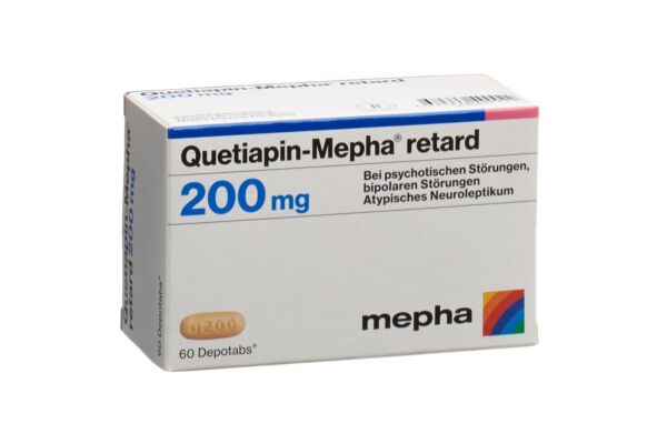 Quetiapin-Mepha retard Depotabs 200 mg 60 Stk