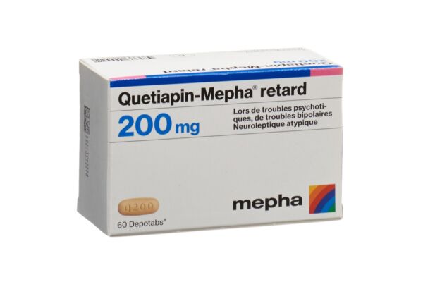 Quetiapin-Mepha retard depotabs 200 mg 60 pce