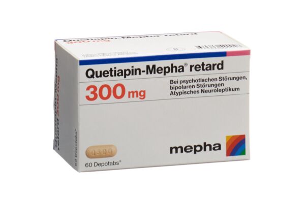 Quetiapin-Mepha retard cpr ret 300 mg 60 pce
