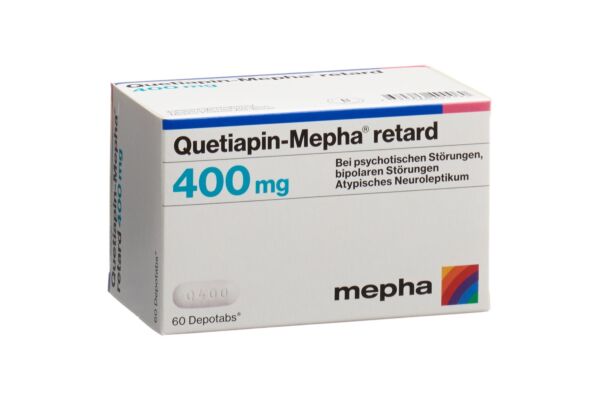 Quetiapin-Mepha retard Depotabs 400 mg 60 Stk