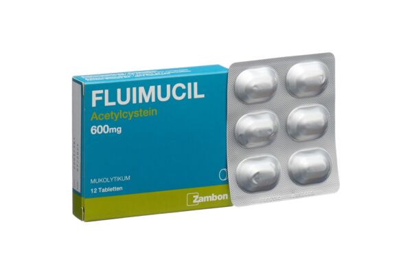 Fluimucil Tabl 600 mg (D) 12 Stk