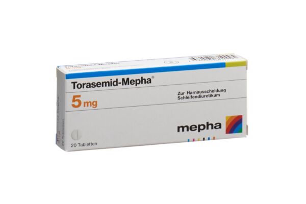 Torasemid-Mepha cpr 5 mg 20 pce