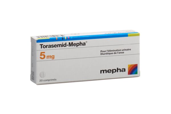 Torasemid-Mepha Tabl 5 mg 20 Stk