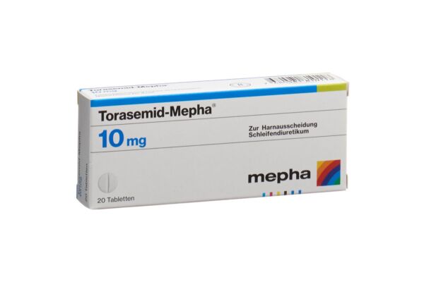 Torasemid-Mepha Tabl 10 mg 20 Stk