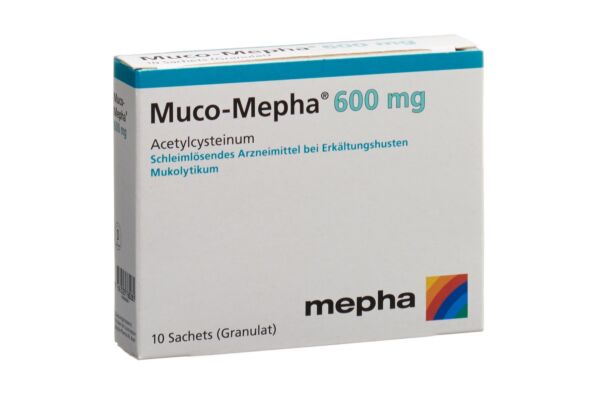 Muco-Mepha gran 600 mg sach 10 pce