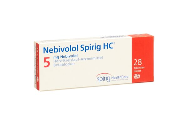 Nebivolol Spirig HC Tabl 5 mg 28 Stk