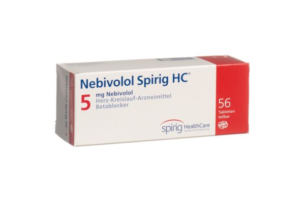 Nébivolol Spirig HC cpr 5 mg 56 pce