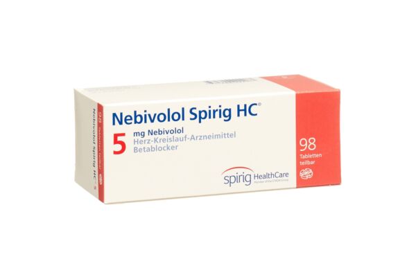 Nebivolol Spirig HC Tabl 5 mg 98 Stk