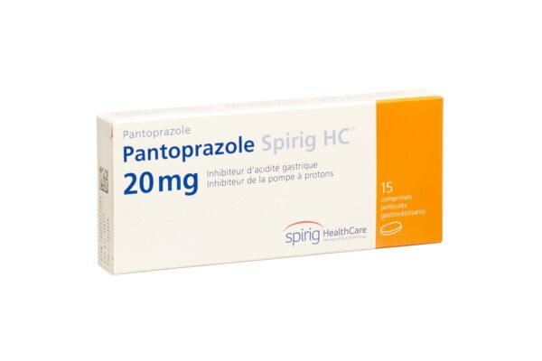 Pantoprazol Spirig HC Tabl 20 mg 15 Stk