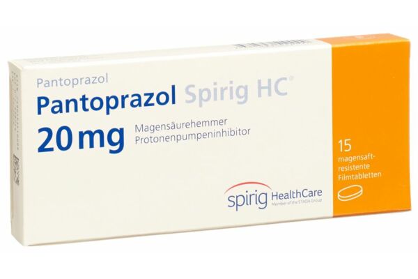 Pantoprazole Spirig HC cpr 20 mg 15 pce
