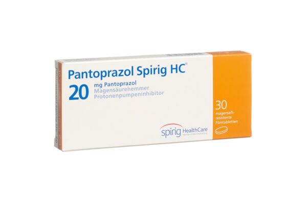 Pantoprazol Spirig HC Tabl 20 mg 30 Stk
