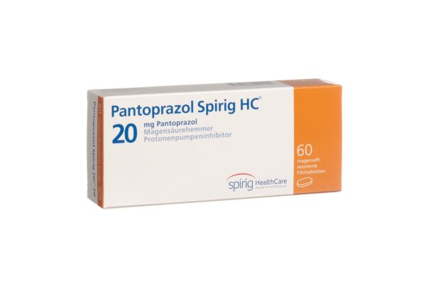 Pantoprazol Spirig HC Tabl 20 mg 60 Stk