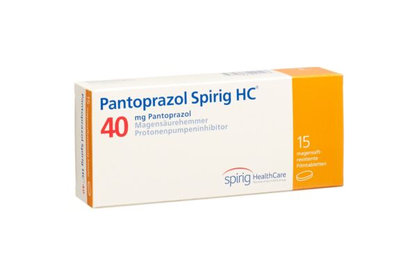 Pantoprazol Spirig HC Tabl 40 mg 15 Stk