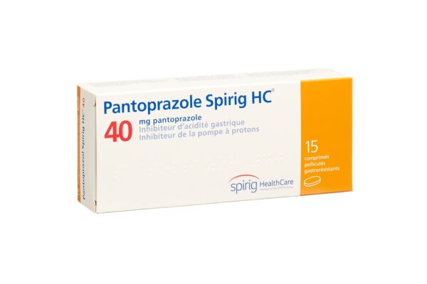 Pantoprazol Spirig HC Tabl 40 mg 15 Stk