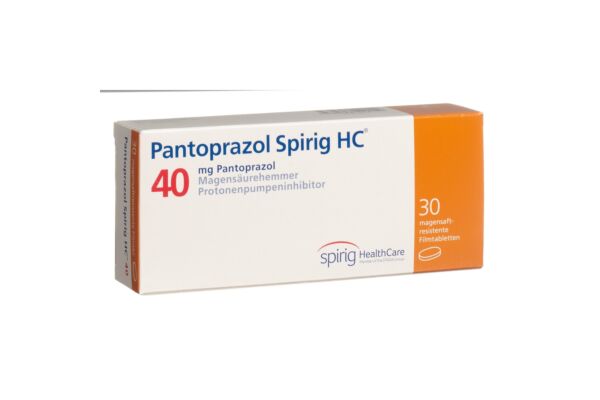 Pantoprazol Spirig HC Tabl 40 mg 30 Stk