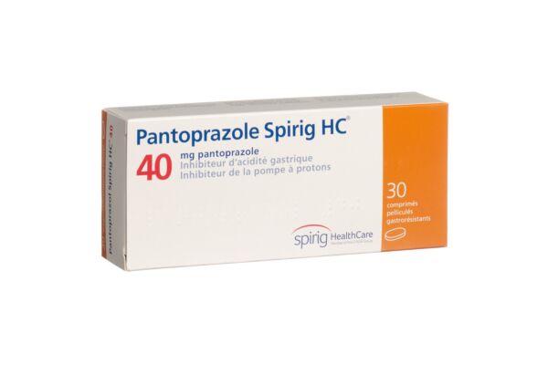 Pantoprazol Spirig HC Tabl 40 mg 30 Stk