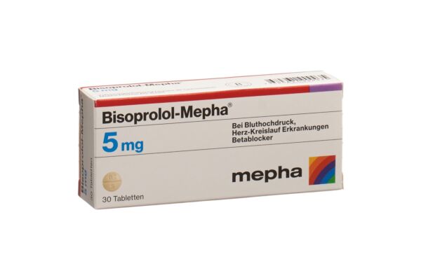 Bisoprolol-Mepha cpr 5 mg 30 pce