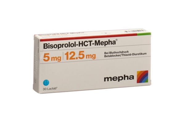 Bisoprolol-HCT-Mepha Lactab 5/12.5 mg 30 Stk