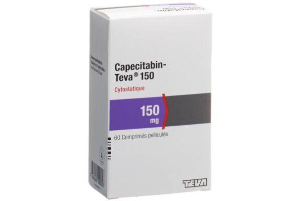 Capecitabin-Teva cpr pell 150 mg 60 pce