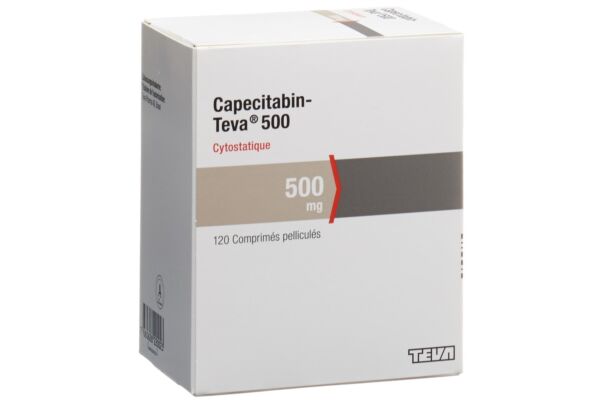 Capecitabin-Teva cpr pell 500 mg 120 pce