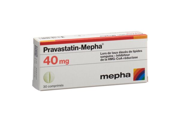 Pravastatin-Mepha cpr 40 mg 30 pce