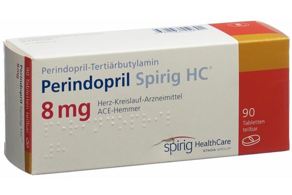 Périndopril Spirig HC cpr 8 mg 90 pce