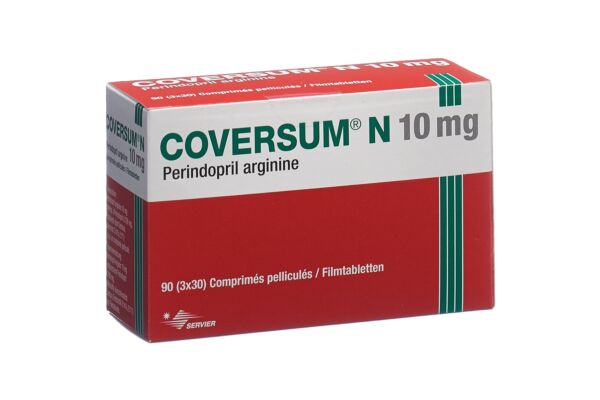 Coversum N cpr pell 10 mg bte 90 pce
