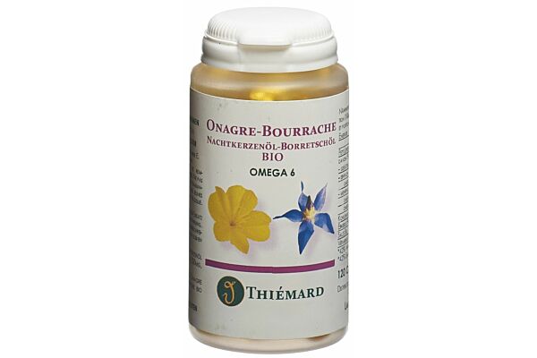 Thiémard Onagre-bourrache huile caps 500 mg bio 120 pce