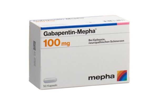 Gabapentin-Mepha caps 100 mg 50 pce