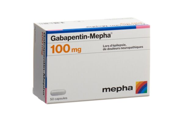 Gabapentin-Mepha Kaps 100 mg 50 Stk