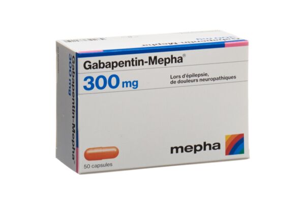 Gabapentin-Mepha caps 300 mg 50 pce