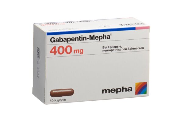 Gabapentin-Mepha caps 400 mg 50 pce
