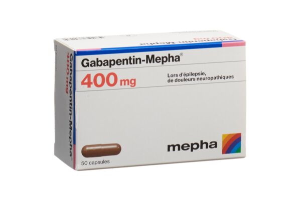 Gabapentin-Mepha Kaps 400 mg 50 Stk