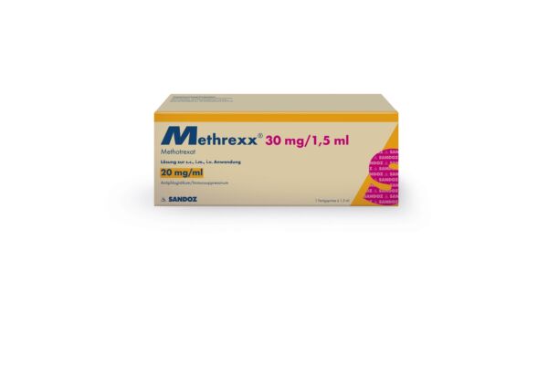 Methrexx Inj Lös 30 mg/1.5ml Fertspr 1.5 ml