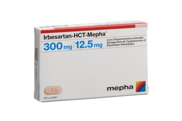 Irbesartan-HCT-Mepha cpr pell 300/12.5 28 pce