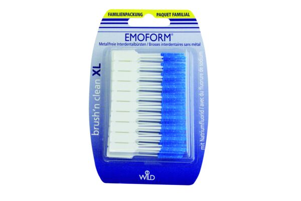 Emoform brush'n clean XL paquet familial 80 pce