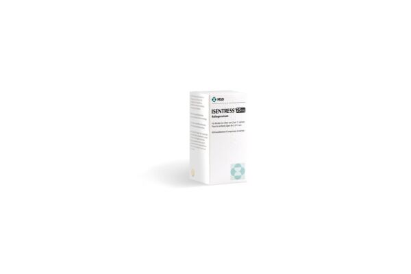 Isentress cpr croquer 25 mg fl 60 pce