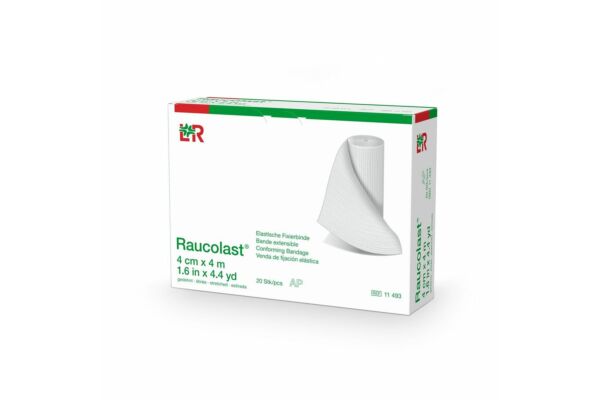Raucolast elastische Fixierbinde 4cmx4m 20 Stk
