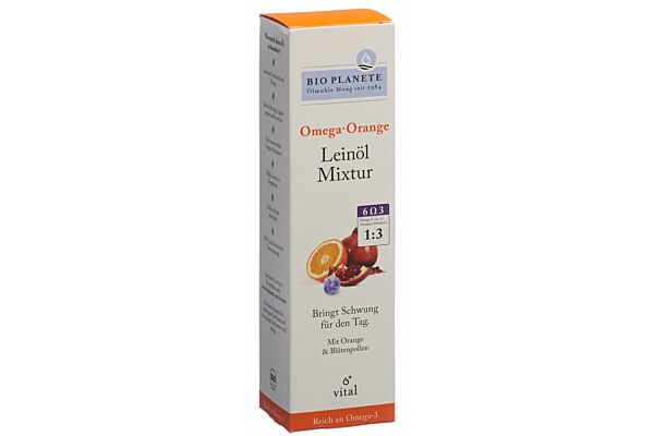 Bio Planète Omega Orange Leinöl-Mixtur Fl 100 ml