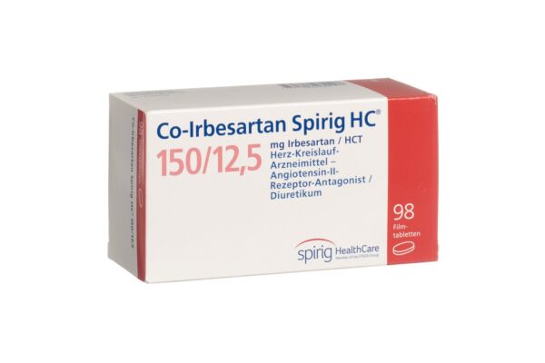 Co-Irbésartan Spirig HC cpr pell 150/12.5mg 98 pce
