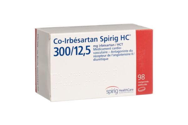 Co-Irbesartan Spirig HC Filmtabl 300/12.5mg 98 Stk