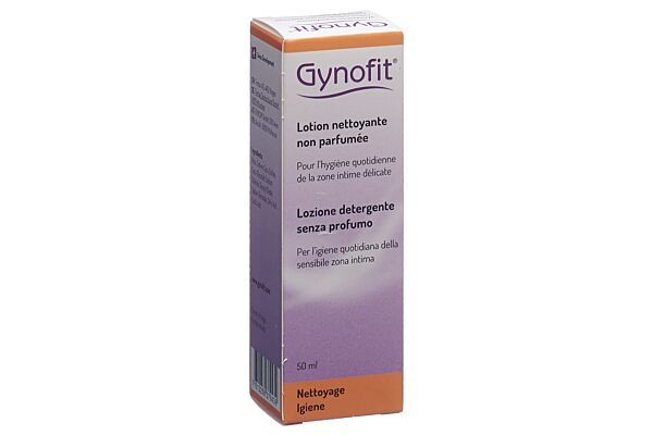 Gynofit lotion nettoyante non parfumée pack voyage 50 ml