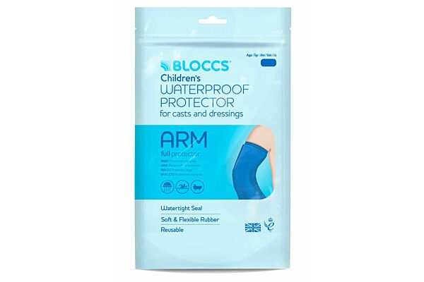 Bloccs Bad und Dusche Wasserschutz für den Arm 20-33/53cm Kind