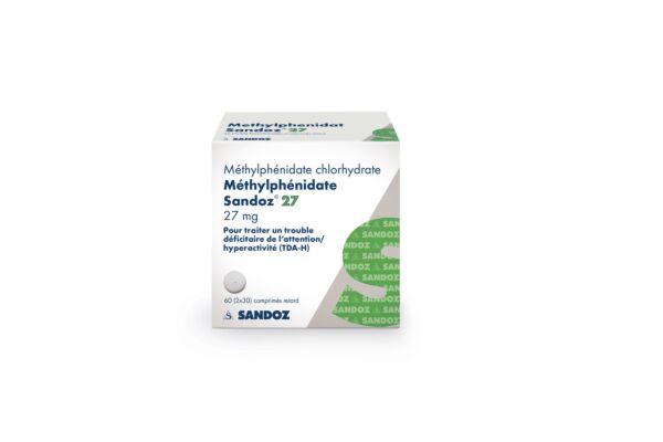 Methylphenidat Sandoz Ret Tabl 27 mg Ds 60 Stk