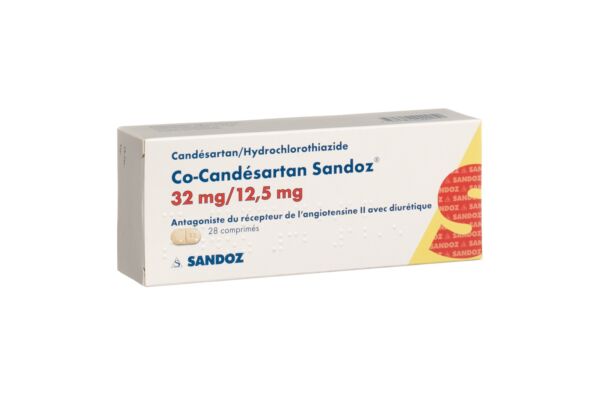 Co-Candesartan Sandoz Tabl 32/12.5 mg 28 Stk