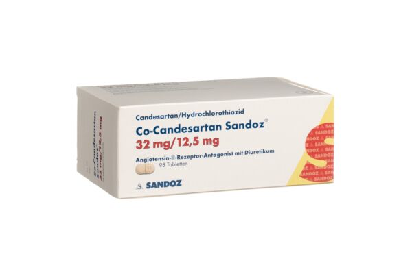 Co-Candesartan Sandoz Tabl 32/12.5 mg 98 Stk