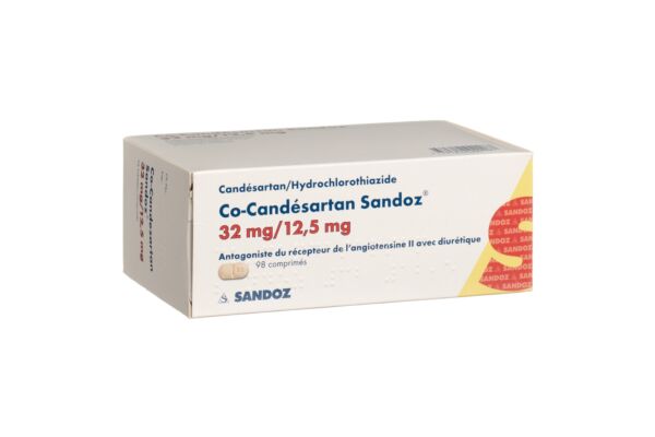 Co-Candesartan Sandoz Tabl 32/12.5 mg 98 Stk